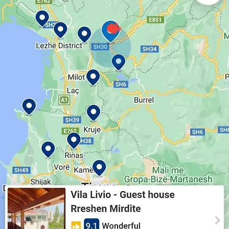 Inn Vila Livio - Mirdite *